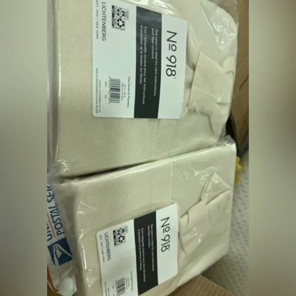 No. 918 Hathaway Twist Tab Semi-Sheer Tab Top Curtain Panels 40" x 84" 2 panels - Picture 4 of 4